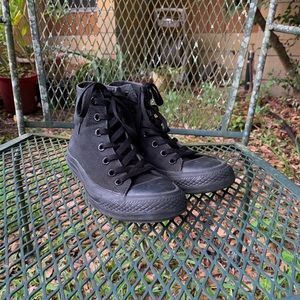 Black High Tops Converse